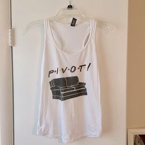 FRIENDS “Pivot” Racerback Tank Size Small